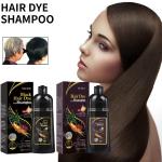 100 ml 3 az 1-ben hajfesték sampon ammóniamentes hajfesték hidratáló védõ növényi összetevõk fekete haj