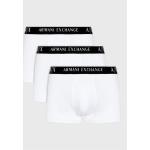 Férfi Fehér Armani Exchange Sztreccs boxerek 3 darab / csomag akciósan S-es 