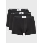 Designer Férfi Fekete Calvin Klein Sztreccs boxerek 3 darab / csomag akciósan M-es 