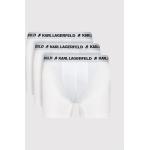 Férfi Fehér Karl Lagerfeld Sztreccs boxerek 3 darab / csomag S-es 