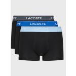 Férfi Fekete Lacoste Lacoste Live Sztreccs boxerek 3 darab / csomag akciósan S-es 