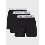 Designer Férfi Fekete Polo Ralph Lauren Sztreccs boxerek 3 darab / csomag akciósan S-es 