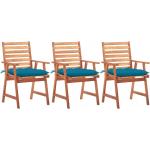 Rusztikus Fa Karfás Kerti székek 
