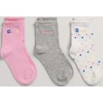 Lezser Elasztán Rózsaszín Gant Gyerek zoknik 3 darab / csomag 5 éveseknek 
