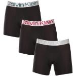 Designer Férfi Lezser Gumi Fekete Calvin Klein Sztreccs boxerek 3 darab / csomag akciósan L-es 