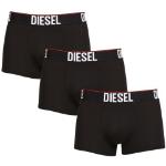 Férfi Lezser Gumi Fekete Diesel Boxerek 3 darab / csomag akciósan L-es 