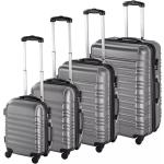 Lezser Szürke Zárható Bőrönd szettek 4 darab / csomag akciósan 