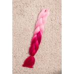 A & ONE Rózsaszín-Pink Ombre Póthaj 120 cm