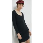 Női Nylon Sötétkék árnyalatú Abercrombie & Fitch Mini Hosszu ujjú Testhezálló ruhák akciósan XL-es 