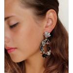 Női Műanyag Színes Bizsu fülbevalók 