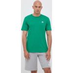 Férfi Klasszikus Zöld adidas Adidas Originals Kereknyakú Rövid ujjú pólók Fenntartható forrásból L-es 