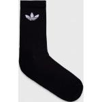Férfi Elasztán Fekete adidas Adidas Originals Pamut zoknik Fenntartható forrásból 3 darab / csomag akciósan XS-es 