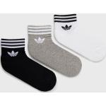 Férfi Elasztán Fehér adidas Adidas Originals Pamut zoknik Fenntartható forrásból 3 darab / csomag akciósan 43-es 