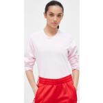 Női Klasszikus Rózsaszín adidas Kereknyakú Hosszú ujjú pólók XS-es 