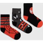 Elasztán Piros adidas Performance Gyerek zoknik Fenntartható forrásból 3 darab / csomag 
