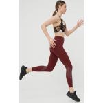 adidas Performance legging futáshoz Own The Run HB9238 bordó, nõi, nyomott mintás