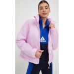 Női Szövet Rózsaszín adidas Szennyeződés-ellenálló anyagból Átmeneti & Tavaszi kabátok Fenntartható forrásból - Vízálló XS-es 