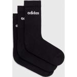 Férfi Elasztán Fekete adidas Pamut zoknik Fenntartható forrásból 3 darab / csomag M-es 