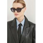 Női Klasszikus Acetát Fekete AllSaints Cat-eye napszemüvegek 5 XL-es 