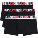 Férfi Klasszikus Elasztán Fekete Diesel Boxerek 3 darab / csomag S-es 