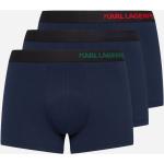 Férfi Klasszikus Kék Karl Lagerfeld Téli Sztreccs boxerek Fenntartható forrásból 3 darab / csomag S-es 