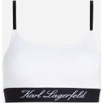 Női Klasszikus Fehér Karl Lagerfeld Merevítő nélküli melltartók Fenntartható forrásból - 90A kosár XL-es 
