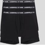 Férfi Elasztán Fekete Karl Lagerfeld Sztreccs boxerek Fenntartható forrásból Bio összetevőkből 3 darab / csomag S-es 