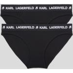 Női Lezser Fekete Karl Lagerfeld Bugyik 2 darab / csomag S-es 
