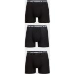 Férfi Fekete Karl Lagerfeld Sztreccs boxerek Bio összetevőkből 3 darab / csomag XS-es 