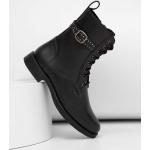 Női Lezser Gumi Fekete Téli cipők Fűzős kapoccsal 37-es méretben 