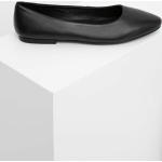 Női Lezser Gumi Fekete Balerina cipők - Hegyes orral 36-os méretben 