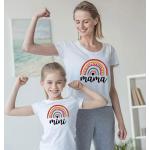 Női Lezser Nyári Kereknyakú Rövid ujjú pólók Anyák napjára L-es 