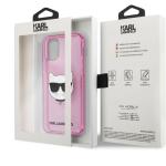 Apple Iphone 12 Mini Karl Lagerfeld Klhcp12schtuglp Glitter Tpu Hátlap - Rózsaszín