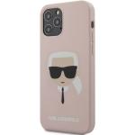 Világos rózsaszín árnyalatú Karl Lagerfeld iPhone 12 tokok akciósan 