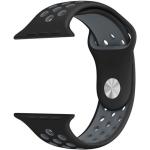 Apple Watch lélegzõ sportszíj - fekete/szürke - 38 mm/40 mm