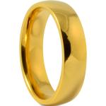 Arany tónusú titángyűrű - 6 mm