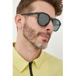Férfi Polikarbonát Fekete Armani Exchange Kerek napszemüvegek 3 XL-es 