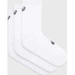 Női Elasztán Fehér Asics Pamut zoknik 3 darab / csomag 42-es 