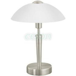 Asztali lámpa 1x60W E14 mag:35cm matt nikkel érintõkapcs. Solo1 85104 Eglo