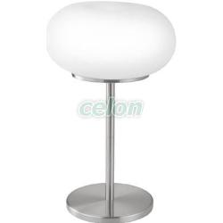 Asztali lámpa 2x60W E27 mag:46cm matt nikkel/opál Optica 86816 Eglo