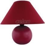 Textil Sötét vörös árnyalatú Rabalux Cseresznye motívumos Asztali lámpák 