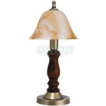 Asztali lámpa h37,5cm bronz/dió/barna alabástrom Rustic3 7092 Rábalux
