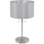 Asztali lámpa MASERLO 1x60 W Matt nikkel 31628 - Eglo