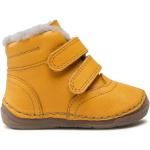 Fiú Bőr Sárga Froddo Téli Téli cipők Fűzős kapoccsal akciósan 19-es méretben 