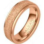 BALCANO - Caprice / Egyedi csillám csiszolású nemesacél gyűrű 18K rozé arany bevonattal
