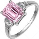 Női Lezser Rózsaszín Nemesacél gyűrűk 50 