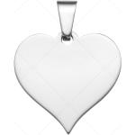 BALCANO - Heart / Szív alakú gravírozható nemesacél medál magasfényű polírozással