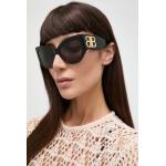 Designer Női Fekete Balenciaga Cat-eye napszemüvegek 