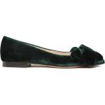 Női Bársony Zöld Custommade Balerina cipők 