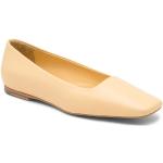 Női Sárga Simple Balerina cipők akciósan 38-as méretben 